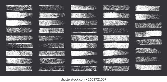 Grunge brush strokes, lines, ink smudges, hand-drawn scribble shapes. Handmade sketchy marks, acrylic stains, charcoal streaks. Paint textures, dry brush effect. Marker underline. Vector illustration