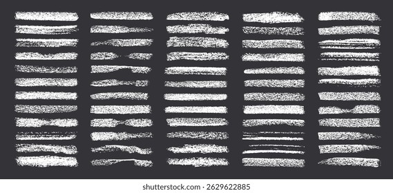 Grunge brush strokes, lines, ink smudges, hand-drawn scribble shapes. Handmade sketchy marks, acrylic stains, charcoal streaks. Paint textures, dry brush effect. Marker underline. Vector illustration