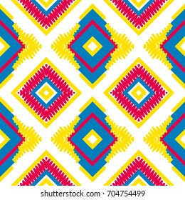 Grunge brush strokes seamless pattern. Minimalistic, textured, trendy