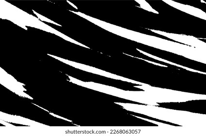 Grunge pincel pinza textura.
Resumen de ilustración de vector con problemas. Superponer cualquier diseño para crear un efecto y profundidad interesante. Negro aislado en blanco. EPS10