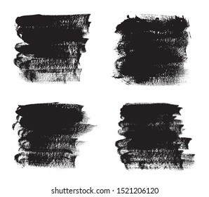 Grunge brush strokes.Abstract brush stroke banners.