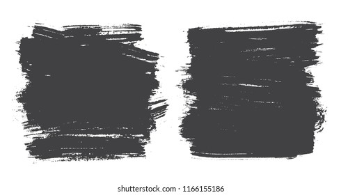 Grunge Brush Strokes.Vector Paint Backgrounds.