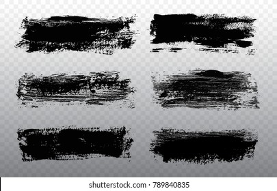 Grunge Brush Strokes.Vector Paint Lines.