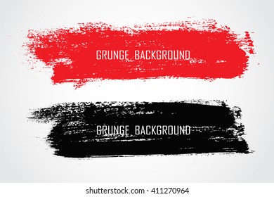 Grunge brush strokes.Vector brush strokes.