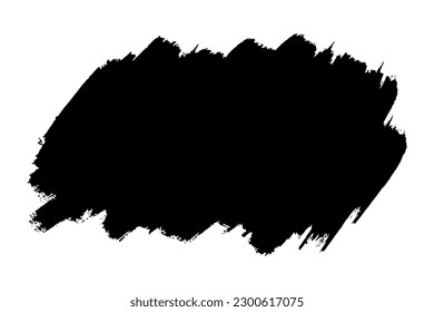 grunge brush texture background. vector bush stain