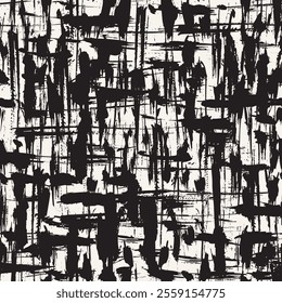 Grunge Brush Texture 
Decorative seamless pattern. Repeating background. Tileable wallpaper print.
