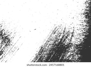 Grunge Brush Texture Monochrome. Abstract grunge Texture Background Vector