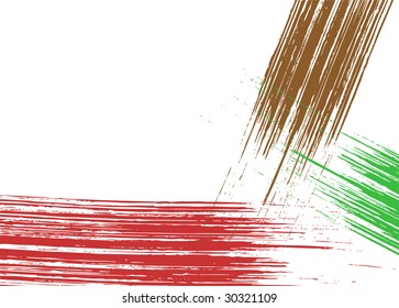 Grunge brushes line