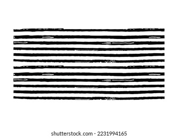 Grunge brushes set, vector design elements