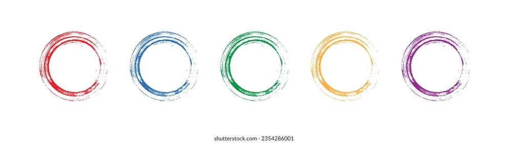 grunge buttons on white background