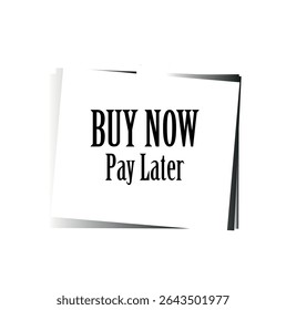 Grunge Buy Now Pay Later Label