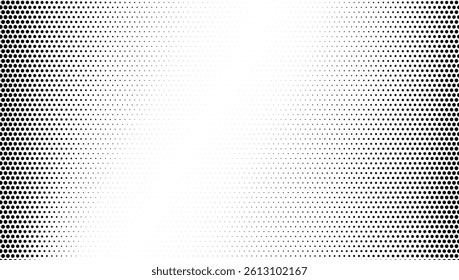 Grunge BW Halftone Gradient Noise Texture Background. EPS10 Vector