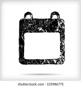 Grunge calendar icon