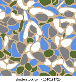 Grunge camouflage for hunters, fishermen, tourists and dandies. Background texture for designers and 3d artists.