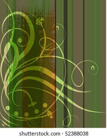  Grunge card.Vector illustration.