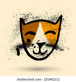 Grunge cat