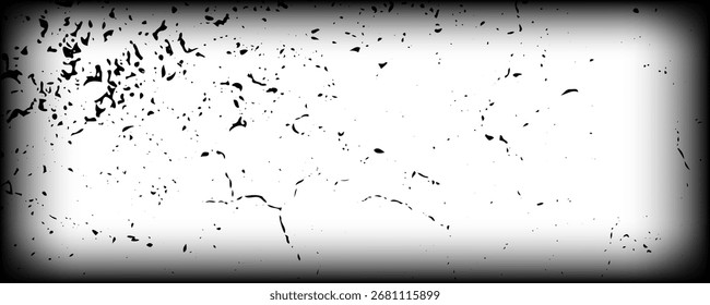 Grunge-Zement-Textur. Alte Kratzbetonwand BG, gepunkteter Grunge-Pinsel-Effekt, veralteter strukturierter Betonhintergrund, Vektorgrafik