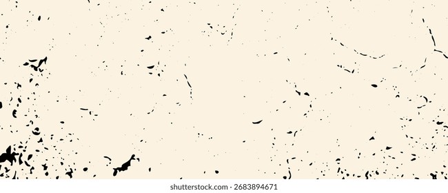 Textura de cemento grunge. Antiguo bolso de pared de hormigón rayado, efecto de pincel grunge punteado, fondo de hormigón texturizado obsoleto, Ilustración vectorial
