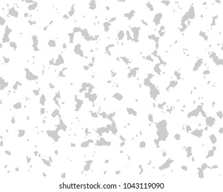 Grunge chaotic background, Abstract gray spots on white background, random specks background for design, marble texture. Vector illustration