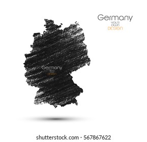 Grunge Charcoal texture map - Germany