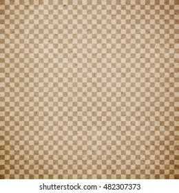 Grunge chess board background, Old paper with stains - Vector