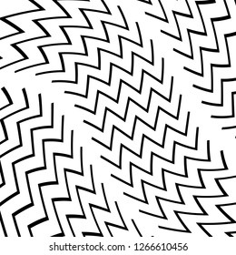 Grunge Chevron Vector Pattern, Bold Zigzag Print with Ethnic Tribal and Retro Motif in Vintage Boho Chic Style, Rhythmic Pattern, Pattern of Geometric Shapes