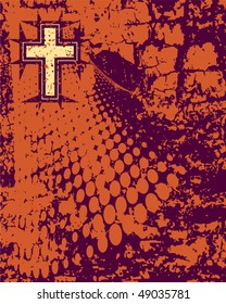 Grunge-Christkreuz