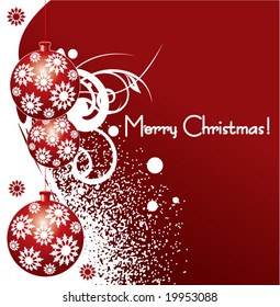 Grunge christmas background