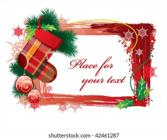 grunge christmas background