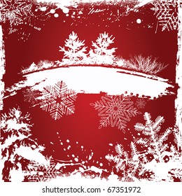Grunge Christmas Background