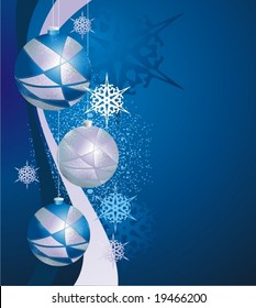 Grunge christmas background, vector illustration