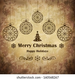 Grunge Christmas Design (EPS10 Vector)