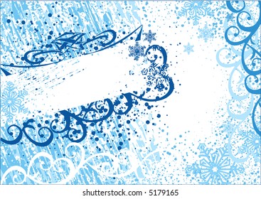 armazón y fondo de navidad / vector