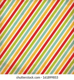 Grunge Christmas Striped Background