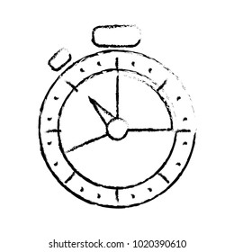 grunge chronometer timer object to measure clock