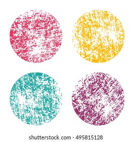 Grunge circle Abstract logo design vector illustration