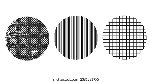 grunge circle. Grunge circles.Grunge round shapes. Vector illustration. eps 10