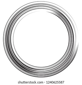 Grunge circle frame