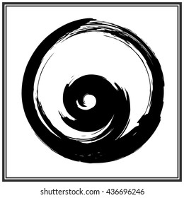 Grunge Circle Logo