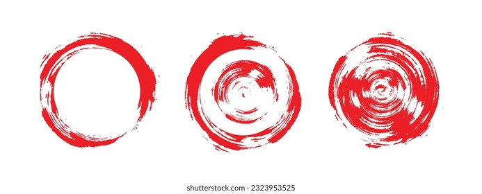Grunge and circle road sign.
