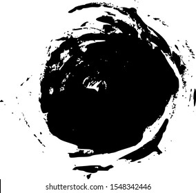 Grunge Circle Round Dot Distressed Paint Background