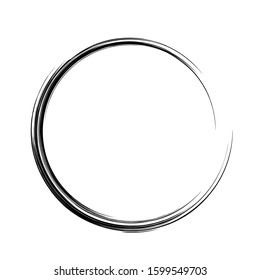 Grunge circle. Grunge round shape. Grunge banner. Vector illusration