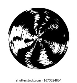 Grunge circle. Grunge round shape. Grunge banner. Vector illusration