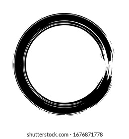 circulo grueso, forma redondeada gruesa, pancarta gruesa, ilustración vectorial