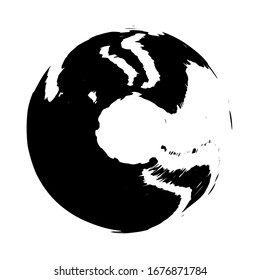 grunge circle, grunge round shape, grunge banner, vector illusration