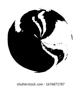 grunge circle, grunge round shape, grunge banner, vector illusration