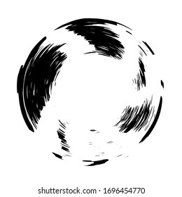 Grunge-Kreis, farbige Rundform, Grunge-Banner, Vektorillustration-Illustration