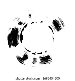 circulo grueso, forma redondeada gruesa, pancarta gruesa, ilustración vectorial