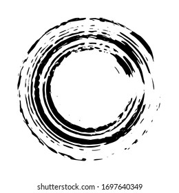 grunge circle, grunge round shape, grunge banner, vector illusration