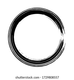 grunge circle, grunge round shape, grunge banner, vector illusration